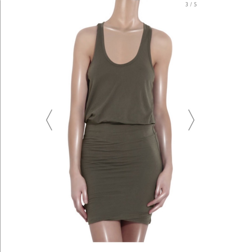 James Peres Razor Back Double Layer Dress